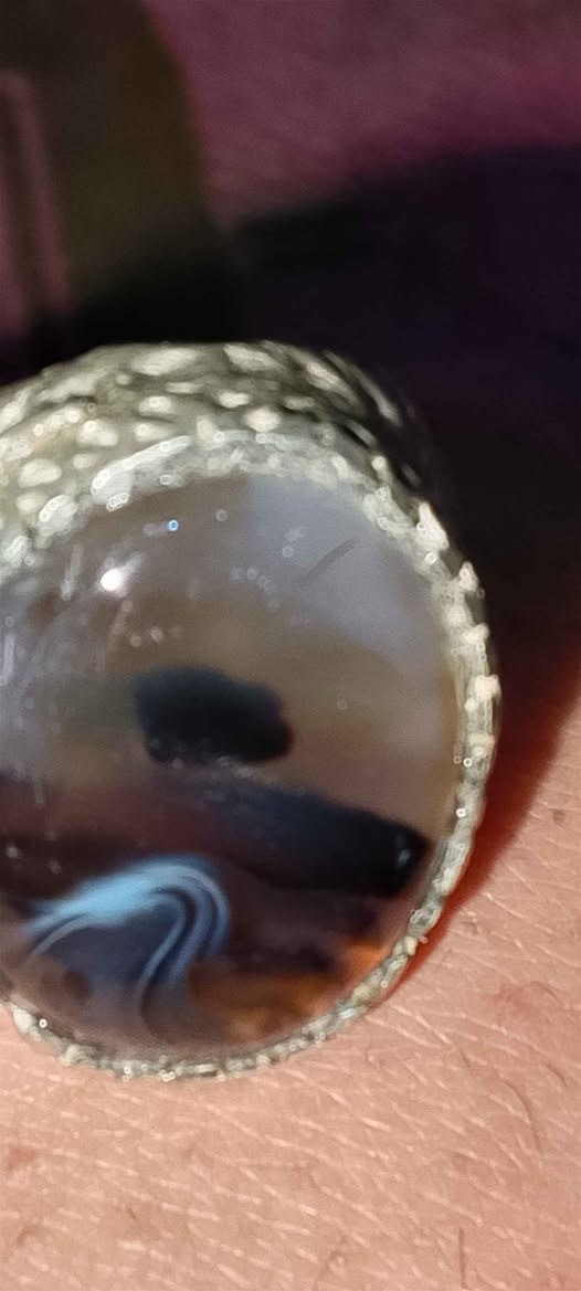 خاتم عقيق يماني قديم 
فضه صياغه خراسانيه 
عيار 925 سعره 30 البصرة, العراق


**إذا كنت صاحب هذا الإعلان وتريد حذفه لأي سبب، رجاءا أرسل رسالة إلى الدعم الفني**