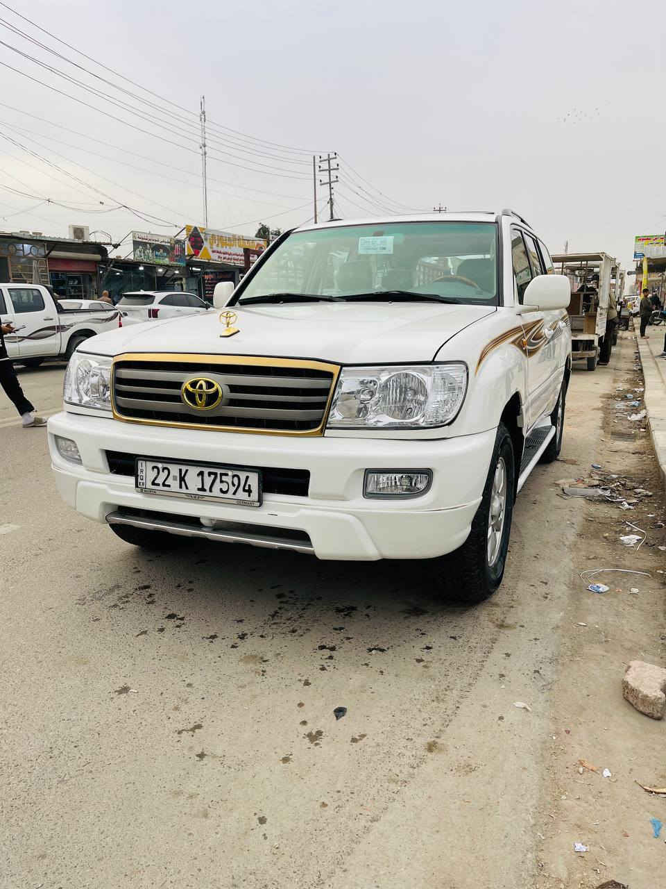 السلام عليكم لاندكروز GXR
موديل 2003 كفاله عامه
سياره جديده  بمعنى الكلمه
 مكينه جديده حداديه جديده 
تخم تاير جديد كهربائيات كله عله بلاد 
تبريد 3قطع ثلج دبل تانكي سياره فول 
مواصفات واحد على واحد 
رقم اربيل انكليزي تحويل وكاله ثاني يوم
  سعر 180 مكاني نجف الاشرف  للاستفسار تصل *********** النجف, العراق
