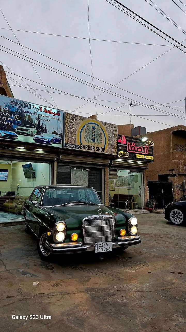 مارسيديس 1972 كلاسك
السياره بدون حادث بلادي
دخول كلاسك
مرقم اربيل 
للاستفسار الاتصال على
***********
متواجد واتساب
