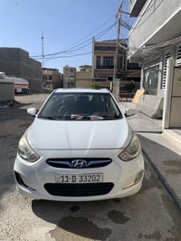 اكسنت ٢٠١٢خليجي  السيارة نظيفة قطرة صبغ مابيهة سونار موجود  كيرك محرك ...