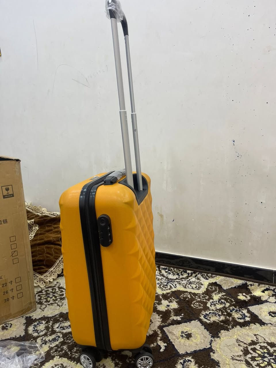 السلام عليكم متوفر جنط سفر جديد غير مستخدم  الوحدة بـ 30 الف للاستفسار عبر الخاص


**إذا كنت صاحب هذا الإعلان وتريد حذفه لأي سبب، رجاءا أرسل رسالة إلى الدعم الفني**