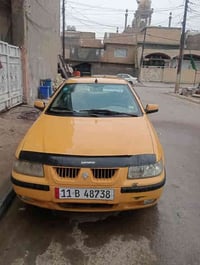 سمند 2011 رقم بغداد مصفره هيئه او غرامات هزه  جديده السياره بسمي تحويل...