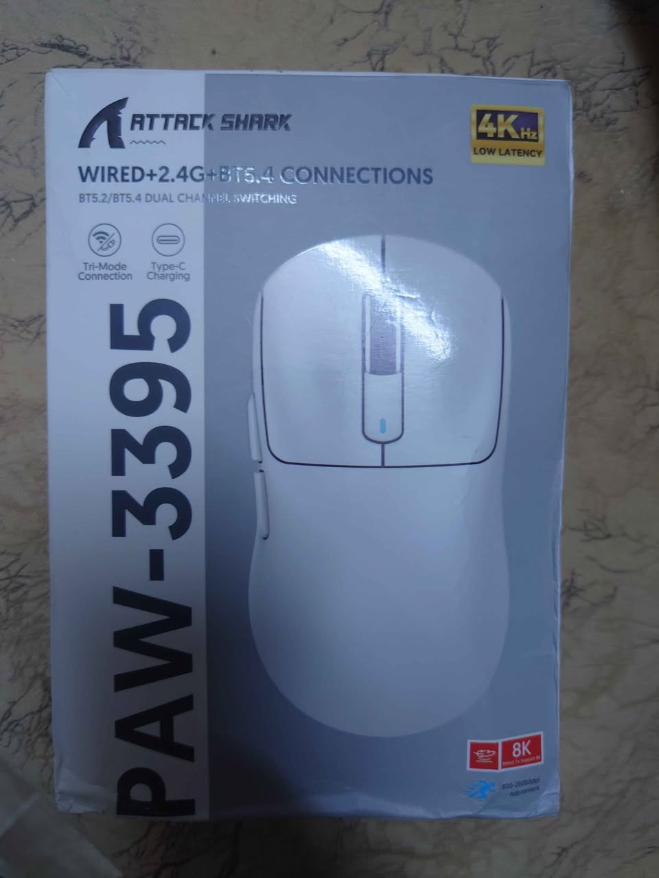 Attack shark x3pro 
8k
26000 dpi
45 الف
45 هةزار كركوك, العراق


**إذا كنت صاحب هذا الإعلان وتريد حذفه لأي سبب، رجاءا أرسل رسالة إلى الدعم الفني**