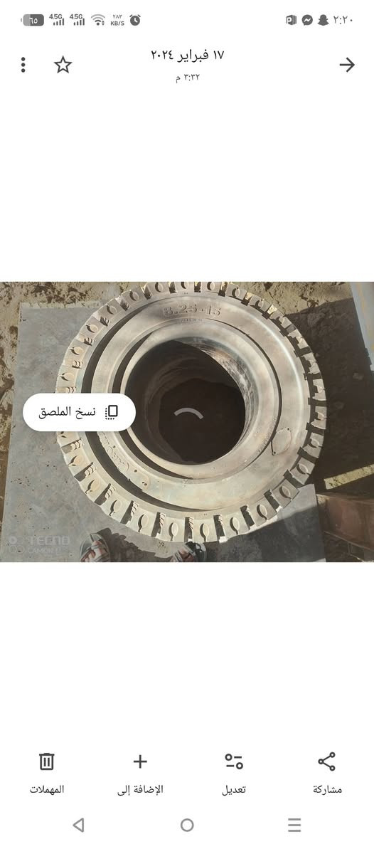 تايرات رافعه شوكيه جدد ما مستخدمات
8-25-15 قياس  بصره قرنه, ***********
