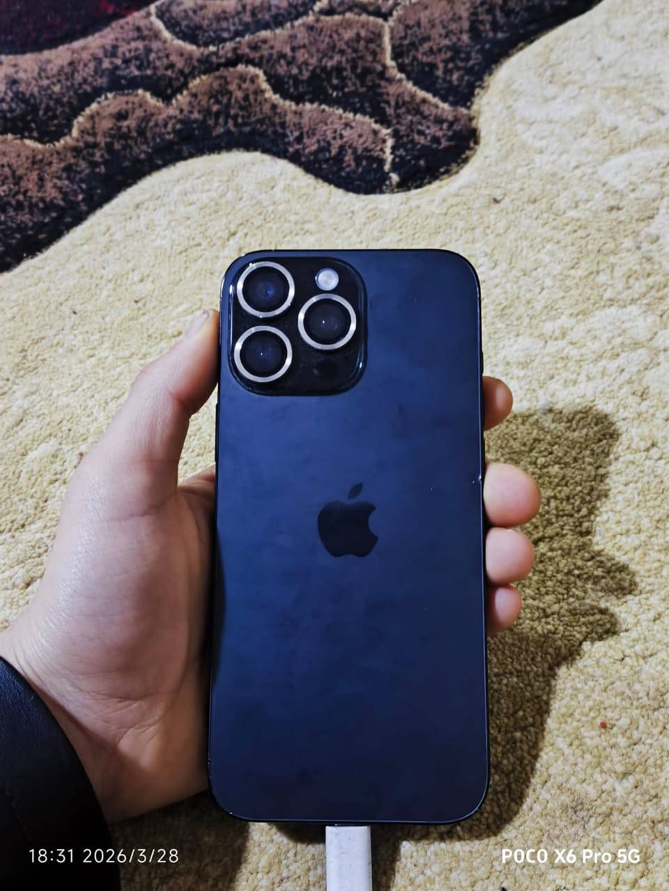 السلام عليكم ايفون ١٦برو ماكس كوبي طبق الصل عن الصلي جديد بل كارتون ذاكره512 مراوس بايفون او بيع رقم الهاتف ***********
