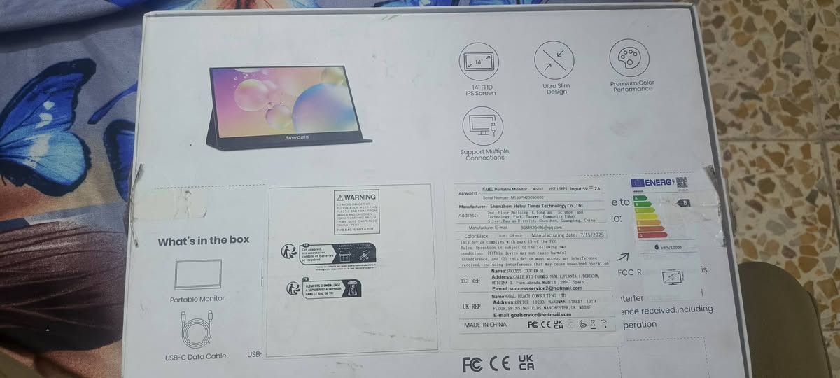 السلام عليكم.
شاشه 14 انش فول HD
تربط وتشغيلهه من يو اس بي لبلي كيبل شحن لجوستك شغل وتونس سعر 90 قفل


**إذا كنت صاحب هذا الإعلان وتريد حذفه لأي سبب، رجاءا أرسل رسالة إلى الدعم الفني**
