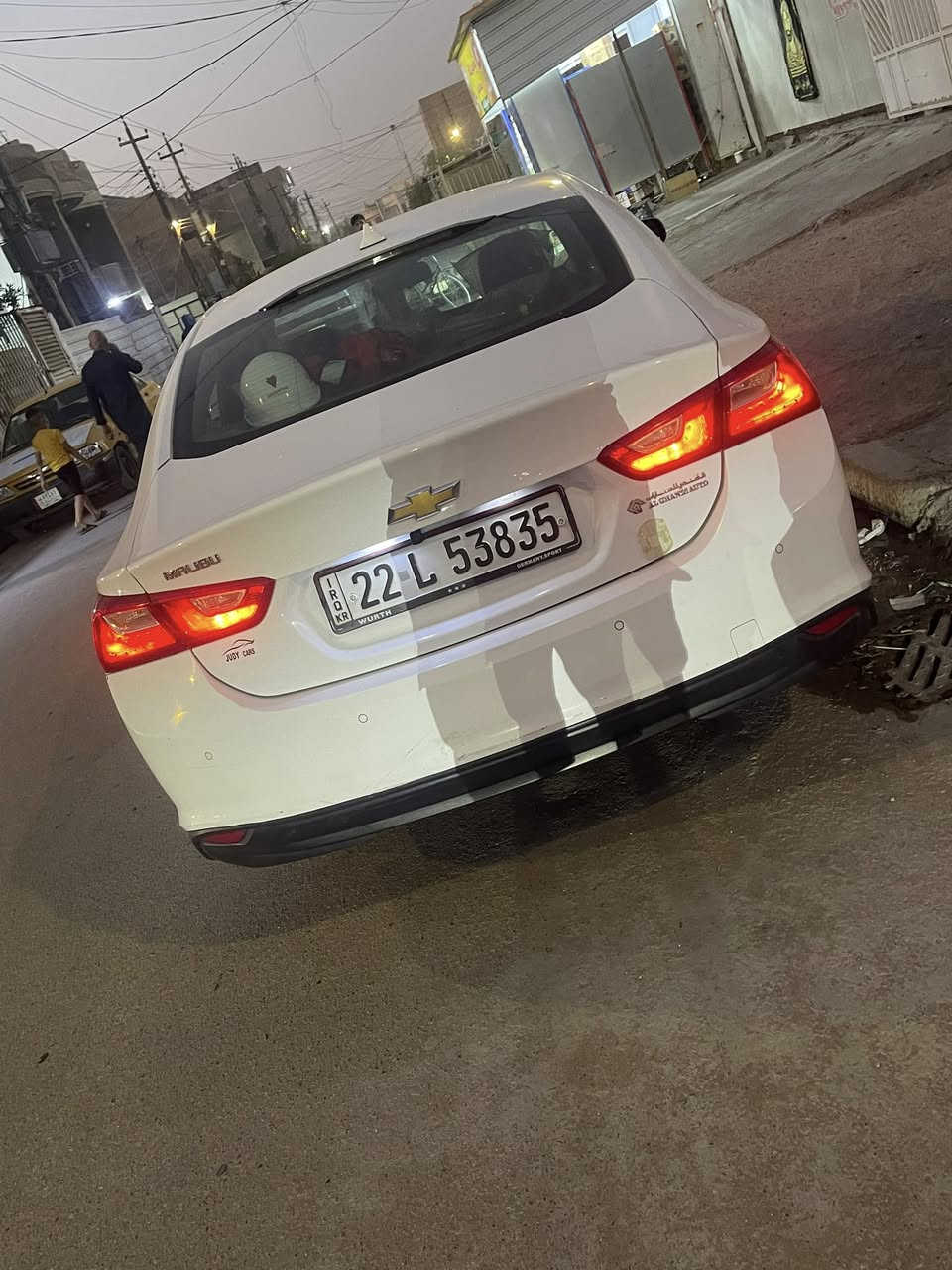 السلام عليكم
ماليبو 2018 خليجي 
محرك 2500 تنفس طبيعي كير AT ٦ نمر مكفولات 
ضررهة جاملغ بارد وبنيد مبدل حادثهة بسيط بدون دواخل 
سنويه ل2030 هزه جديده بأسمي 
مكانهة بغداد الامين 
متواجد واتساب 
***********
