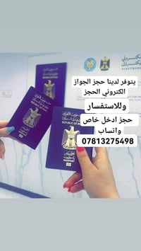 جواز إلكتروني • نفس اليوم • الرمادي الأنبار
