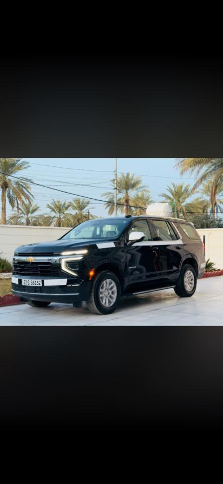 السلام عليكم 
بسعر جدا مناسب 300ورقه قفل الن مستعجل 

‏2025 Chevrolet Tahoe LS – 

شيفروليه تاهو LS 2025 – خليجي – المنصور 

  🛣️  المسافة المقطوعة      - 3 الف  زيرووووو

وكالة المنصور ضمان 3 سنوات

مغلفة حماية PPF بلكامل اصلي ب 25 ورقة ضمان 10 سنوات 

بحالت الوكاله سياره

________👇🏻المـواصـفـات👇🏻_____________

شيفروليه تاهو LS 2025 – جديدة كليًا
📍 الموقع: بابل 

🔖 الضمان: ضمان المنصور
🔹 مواصفات السيارة:
✔️ الموديل: شيفروليه تاهو LS 2025
✔️ المحرك: V8 سعة 5.3 لتر – قوة 355 حصان / عزم 519 نيوتن متر
✔️ ناقل الحركة: أوتوماتيكي بـ 10 سرعات
✔️ نظام الدفع: خلفي
✔️ العجلات: جنوط مقاس 20 إنش
🔹 التجهيزات والتقنيات:
✅ شاشة لمس تدعم Apple CarPlay و Android Auto
✅ نظام صوتي فاخر لتجربة استماع رائعة
✅ شحن لاسلكي للهواتف الذكية
✅ مقاعد مريحة مع تهوية وتدفئة
✅ نظام تعليق متكيف يمنحك قيادة سلسة
🔹 أنظمة السلامة:
🛑 نظام تنبيه من التصادم الأمامي مع فرملة تلقائية
🛣️ مثبت سرعة متكيف مع خاصية التوقف والانطلاق
📷 كاميرا رؤية خلفية مع حساسات ركن

السعر اتصل او رقم 1 يوصلك الرد تلقائي 

للإستفسار الاتصال ع ‭0771 971 4555‬) ***********
مستعجل جدا اني مقاول ومستعجل عبيت
