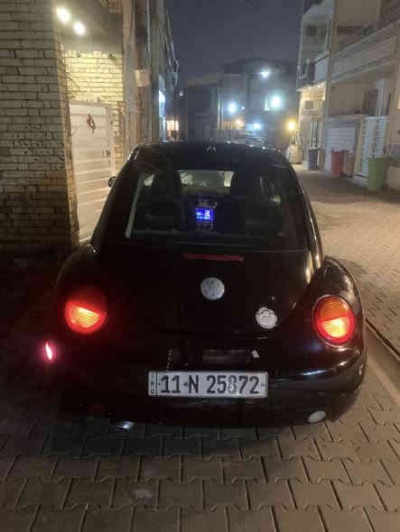 من رخصه الادمن السلام عليكم للبيع فقط فولكس
 فاجن بيتل موديل2000 محرك 2000 للبيع سعرها 58 ورقه وبيها مجال قليل جداً حك الجيه مكان السياره بغداد لاسفسار ***********
