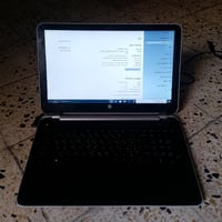 لابتوب hp للبيع نضيف مواصفات:  بي خطوط بلشاشه خفيفه مرات تختفي ومرات ت...