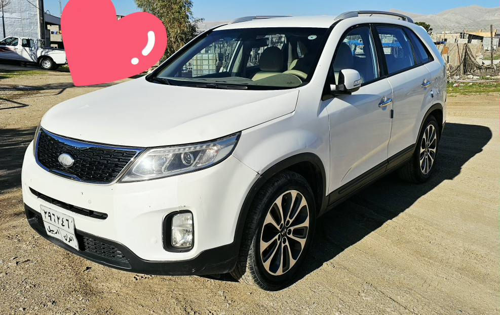 سڵاو 
کیای سۆرینتۆ، 2015،بەسمە،سپی بەفری،ڕەقەم هەولێر،سوکان ڤۆلیۆم،تحدیدسرعە،کامێرا،ئاوێنە شەفت،3ڕیزکوشن،خلیجی،تبریدلەمس،پەردە،
تبرید مرکزی،مەکینە4پستۆن،4تایەی تازەی لەژێرە 
مەکینە 24دوش،کوشن کارەبایی،لایتی لیدە،
بگلایت شەمعە،بەشەرتی گێڕومەکینەوتبریدوتحویل وغرامەو هەمووشتێک....پارچەڕەشە،لای سەکن لێدرانی هەیە،زۆرپاک وتازەو جوانە، لەسلێمانییە 
123$ومعامەلە***********《*********** السليمانية, العراق
