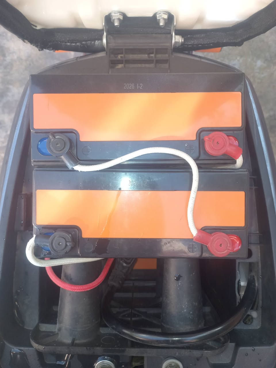 دراجة شحن موديل ٢٠٢٦ بصمه +شاحنه الاصليه ٥ بطاريات كبار عل فحص گدامك سعره ٤٥٠ مكاني المفرك مدخل شارع الحسينيه *********** /***********
