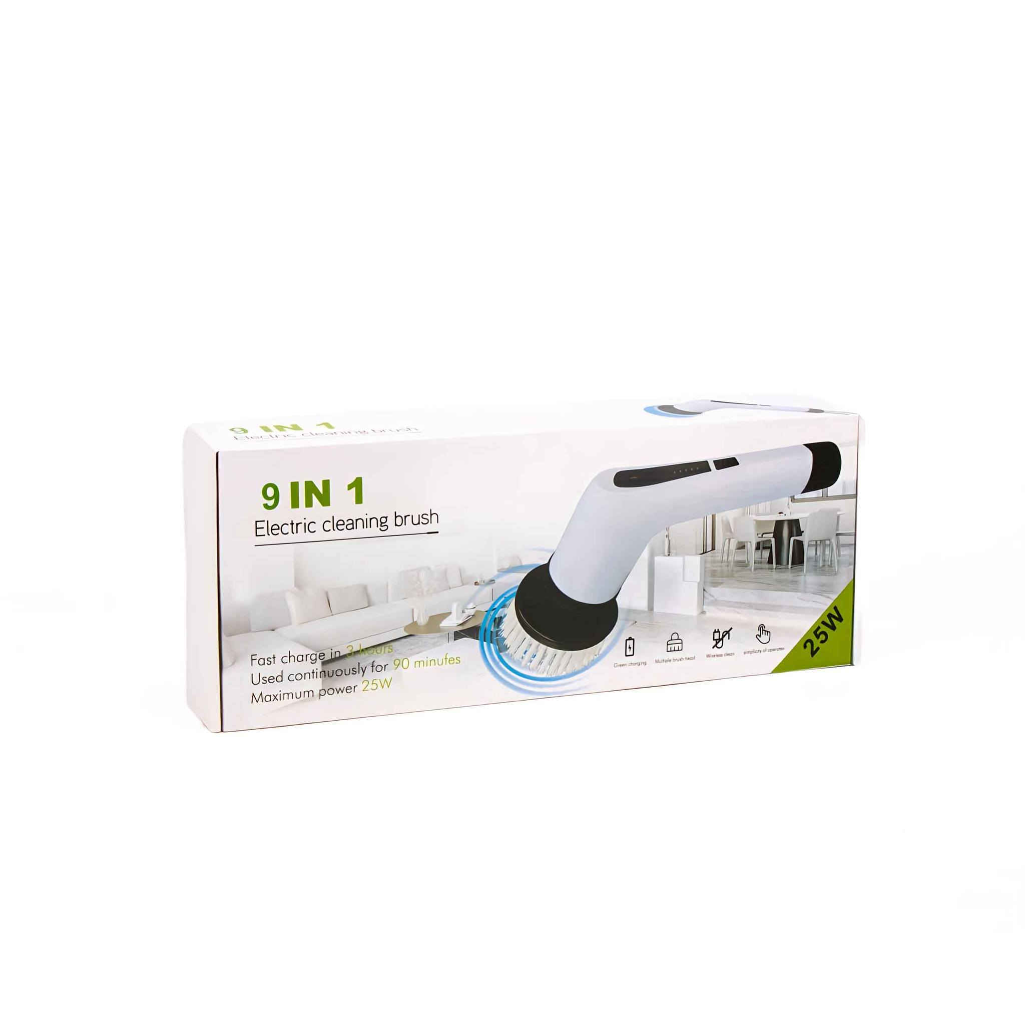 🔋 فرشاة التنظيف الكهربائية اللاسلكية 9 في 1 🔥
أداة تنظيف منزلية متعددة الأغراض 🤯
الميزات الرئيسية:
- متعددة الاستخدامات: 9 رؤوس فرشاة لتنظيف مختلف الأسطح 🧹
- لاسلكية وقابلة لإعادة الشحن: بطارية ليثيوم أيون تدوم 90 دقيقة ⚡️
- تصميم مريح: مقبض قابل للتعديل لتنظيف المناطق الصعبة 🏋️‍♀️
- قوية وفعالة: محرك 25 واط بسرعة 400 دورة في الدقيقة 💪
- مقاومة للماء: آمنة للاستخدام في البيئات الرطبة 💧
السعر 18 الف 💵
متوفر توصيل لجميع المحافظات 🚚 
للحجز والاستفسار يرجى مراسلة الصفحة 📲 بغداد, العراق


**إذا كنت صاحب هذا الإعلان وتريد حذفه لأي سبب، رجاءا أرسل رسالة إلى الدعم الفني**