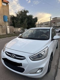 من رخصة الآدمن للبيع اكسنت خليجي لون ابيض موديل 2016 محرك 1600 دوش فتح...