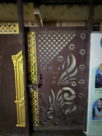 سياج حديد • ١٠م • باب سلايد