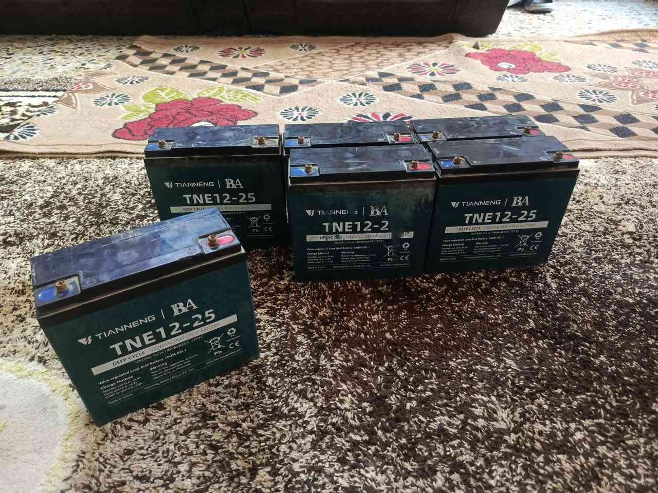 6  باتريات كبار للبيع مال دراجة سكنس للعلم. الدراجة شديتلهة ليثيوم وفتحت ذني  سعر الواحد ب١٥بيهن مجال مكان بغداد المشتل الشراي يتصل عل رقم ***********
