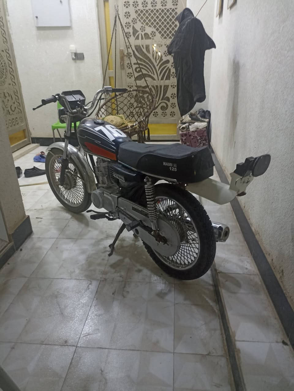 سلام عليكم دراجه ارشه بيه مكينه نامه مفتوحه ولفات  شاصي موديل 2017 أوراق اوراق أوراق أصولي مدفوعه كمرك سعر 650 وبيه مجال رقمي ***********
