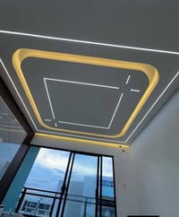 ديكور جبس بورد متر ٣٠ الف مع صبغ وتصليح تثقيب اناره ٠٧٧١٦١٢٢٣٩٧