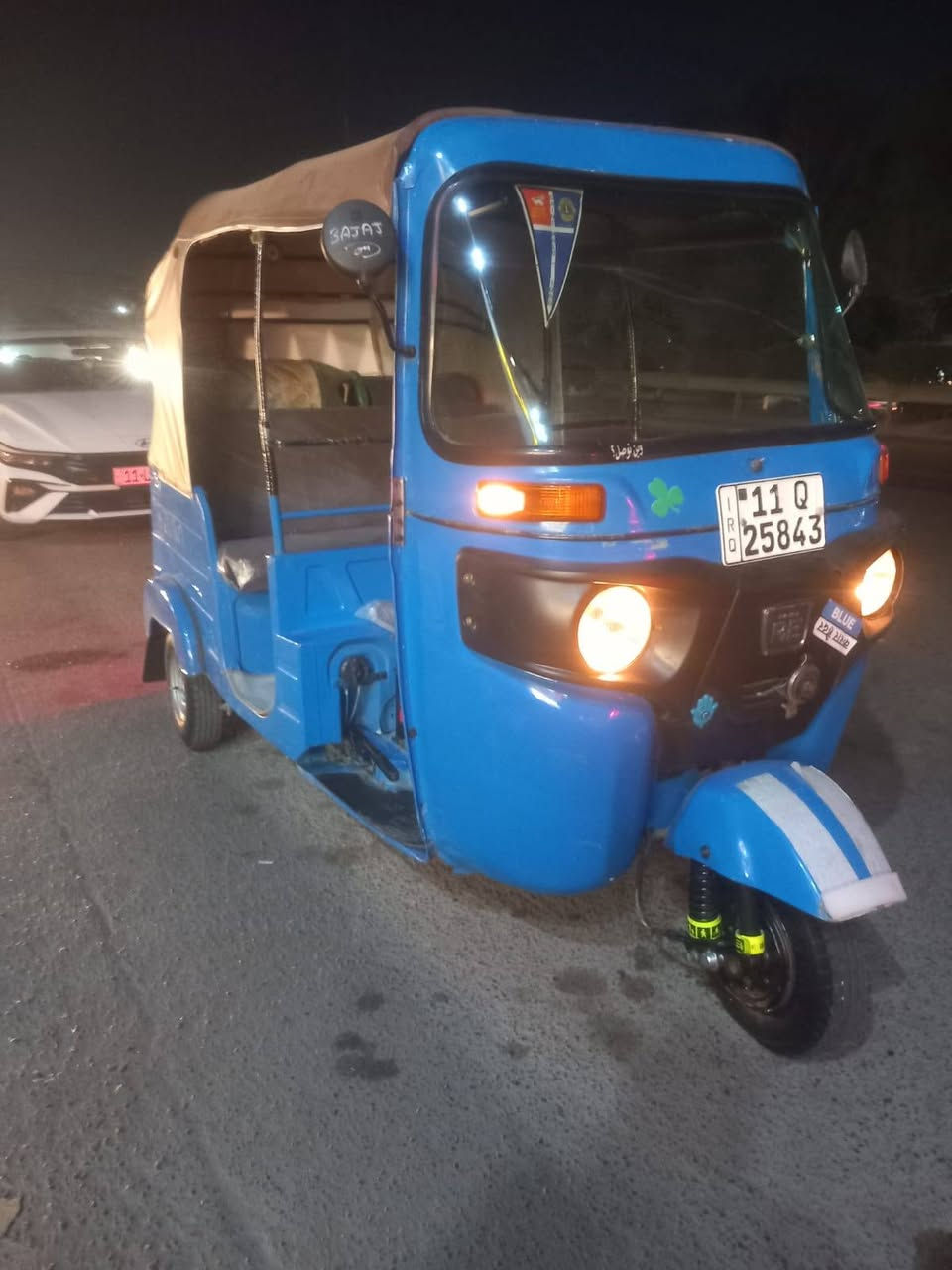 سلام عليكم البيع تكتك ٢٠ كفاله بس دوس معمره بيه تايرات جدد مكينه نضيفه كبل شغل قطره صبغ مابيه السعر 7 ونص وبيه مجال المكان الدوره ابو دشير ***********
