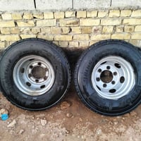 تايرات وياله عدد اربعه زوج ياباني وزج صيني 17سعر 450رقم 07850004616