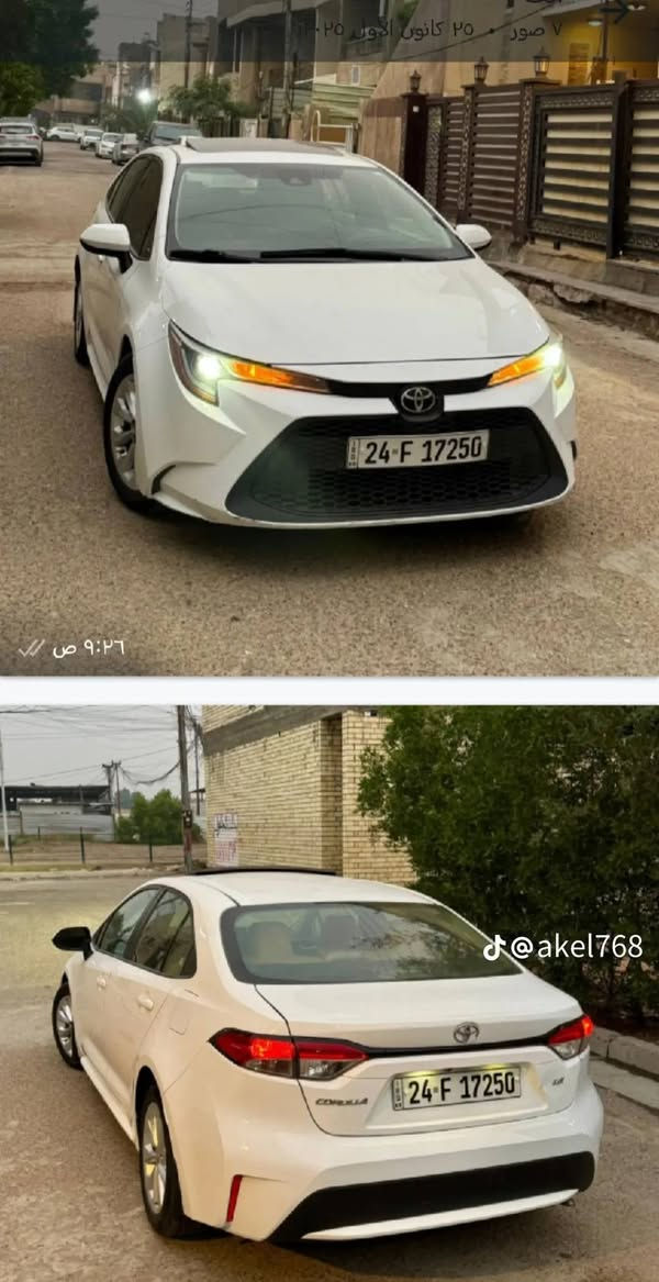 السلام عليكم كورلا 2020 LE محسن فول مواصفات فتحه بصمه وبقيت المواصفات معروفه في الكورلا السيارة ماشيه 68 الف تريد تحويل تريد وكاله موجود رقم صاحب السيارة *********** موجود واتساب .
