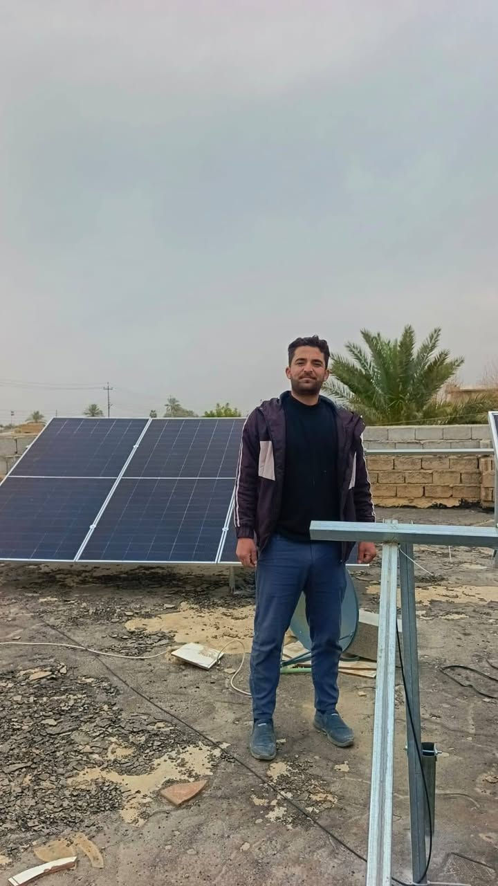 شركة الشروق للطاقة الشمسية النظيفة
👈👈👈👈في كل مكان وزمان 👉👉👉👉
👍🏻اختار ولا تحتار اتصل بنا واترك الباقي علينا 👍🏻

تم بحمد الله تنصيب  منظومة طاقة شمسية نظيفة 
  في محافظة صلاح الدين قضاء بلد ناحية يثرب 

للأخ ياسين الحشماوي
الف مبارك يستاهل كل خير 

 / الثلاثاء / 3/ 2 / 2026

⚡⚡⚡ قدرة المنظومة ⚡⚡⚡⚡
👍  12 أمبير ليلي و 12 أمبير نهاري 🔅 💫💥

مكونات المنظومة
بطاريه 15 كيلوواط عدد 1 
اتفيرتر 6 كيلو واط   عدد 1
الواح عدد 6

عاشت ايديكم الكادر المميز
بقيادة الأستاذ ناظم الصحن 
و  الأستاذ عياد الجبوري 

مواد اصليه من ارقى الشركات العالمية 
ضمان حقيقي مع وصل مختوم باسم شركتنا 
صيانة  كادر متخصص في صيانة المظومات بشكل دوري وفي اي وقت  

شركة الشروق للطاقة الشمسية النظيفة مستعدون لشد وتنصيب الطاقة الشمسية خارج وداخل المحافظة وبسعر مناسب جدا 
متوفر منظومات طاقه شمسيه ونقد اقساط عن طريق ماستر كارد او كي كارد الرافدين حصراً 
موبايل 
 استاذ سعيد *********** 
استاذ ناظم ***********
استاذ عياد ***********
