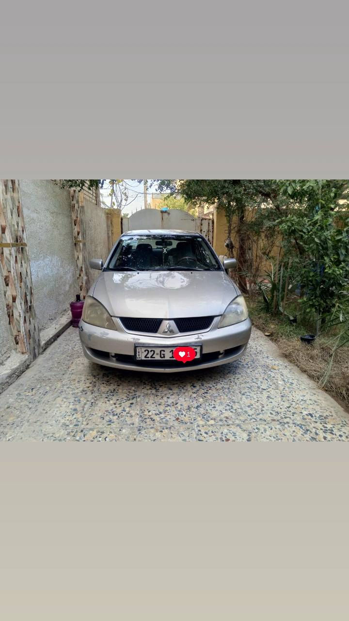 السلام عليكم 
مسيبوشي لانسر 2008
كير محرك مكفولات 
رقم اربيل دولي تحويل أو وكاله 
سيارة جاهزة من كل نواحي
السعر 75 بي مجال 
مكاني بغداد ***********
