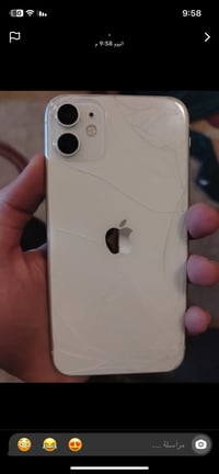 ايفون بس ضهره وضربه خفيه مو ب لزمه ما مفتوح ب 180 الجهاز نضيف كلش والض...