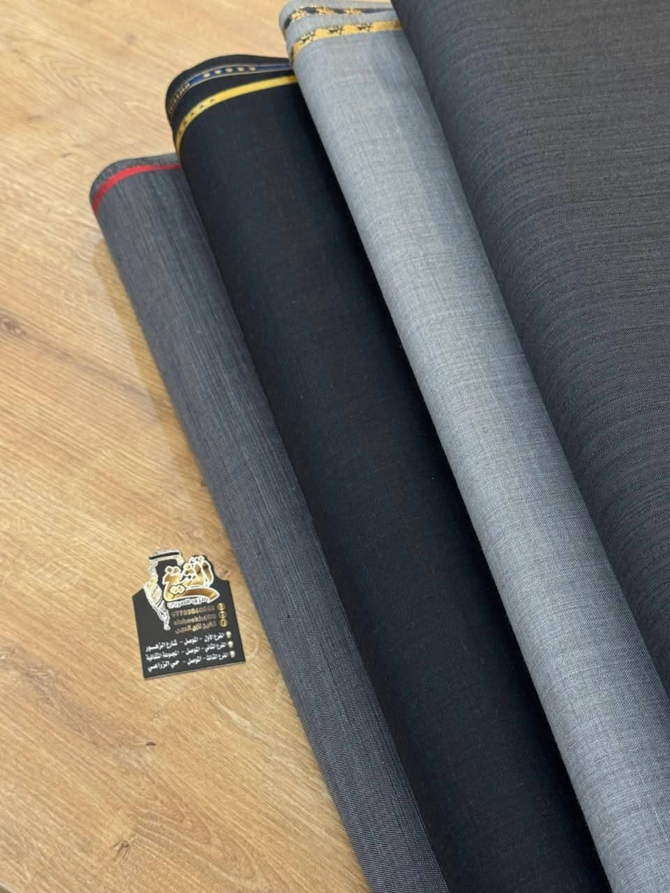 👔 الفخامة تبدأ من اختيار القماش.. جديدنا وصل الآن! 👔

​ وصول أحدث تشكيلة من الأقمشة الإيطالية والإنكليزية الفاخرة.

​جودة عالمية: خامات إيطالية وإنكليزية أصلية تضمن لك الراحة والأناقة الدائمة.

​تنوع في التصاميم: نقشات "المقلم" الكلاسيكية، والألوان السادة الراقية، والأنسجة العصرية.

​تفصيل حسب الطلب: نوفر لك خدمة "الفصال" الاحترافي على يد أمهر الخياطين ليناسب قياسك وذوقك الخاص تماماً.

​📍 فروعنا في الموصل بخدمتكم:
​1️⃣ الفرع الأول: الموصل - شارع الزهور.
2️⃣ الفرع الثاني: الموصل - المجموعة الثقافية.
3️⃣ الفرع الثالث: الموصل - حي الزراعي.

​🚚 يوجد لدينا خدمة توصيل سريع لجميع محافظات العراق!
​📞 للتواصل والاستفسار:
​اتصل بنا مباشرة عبر الرقم: ***********
أو راسلنا عبر رسائل الصفحة 📥

​[الشيخ للزي العربي - حيث تلتقي الأصالة بالجودة]

​#أقمشة_إيطالية #أقمشة_إنكليزية #خياطة_رجالية #الموصل #العراق
