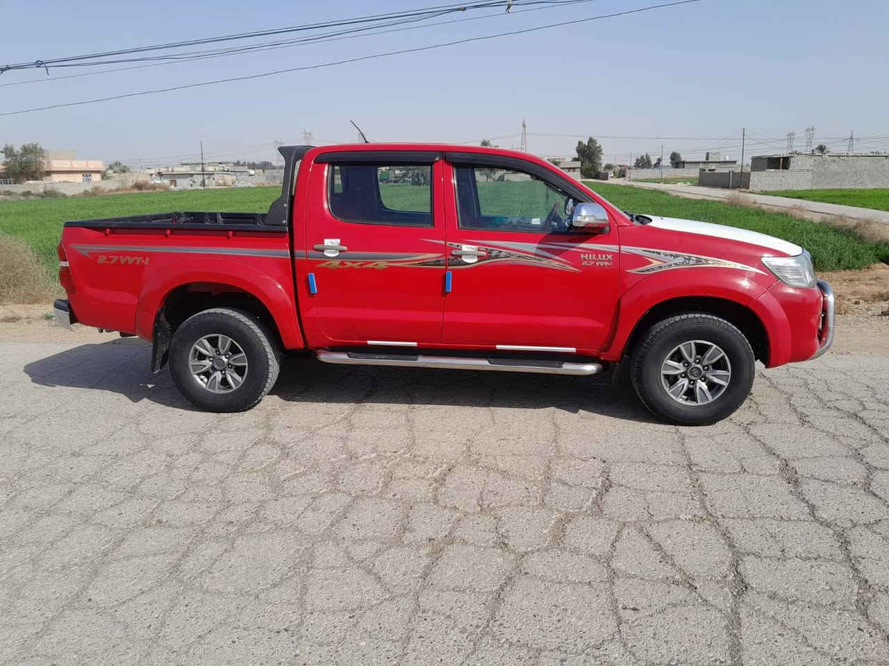 تيوتا هايلوكس كويتي ✅
فور ويل 4×4 موديل 2014 كير اوتوماتيك رقم اربيل 2027 مكفوله كفاله عامه سياره نضيفه مال جناي المكان بغداد للاستفسار عن السعر الاتصال  ***********
