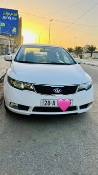 سيراتو 2012 رقم نجف انكليزي كفاله كير + محرك + تبريد بيها صبغ قبق جنطه...