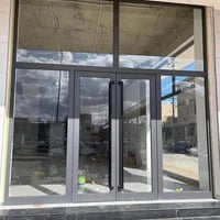 معمل  الصرح للأمنيوم نقدم لكم خدمة عمل احترافية   شبابيك مفصلي 50$  شب...