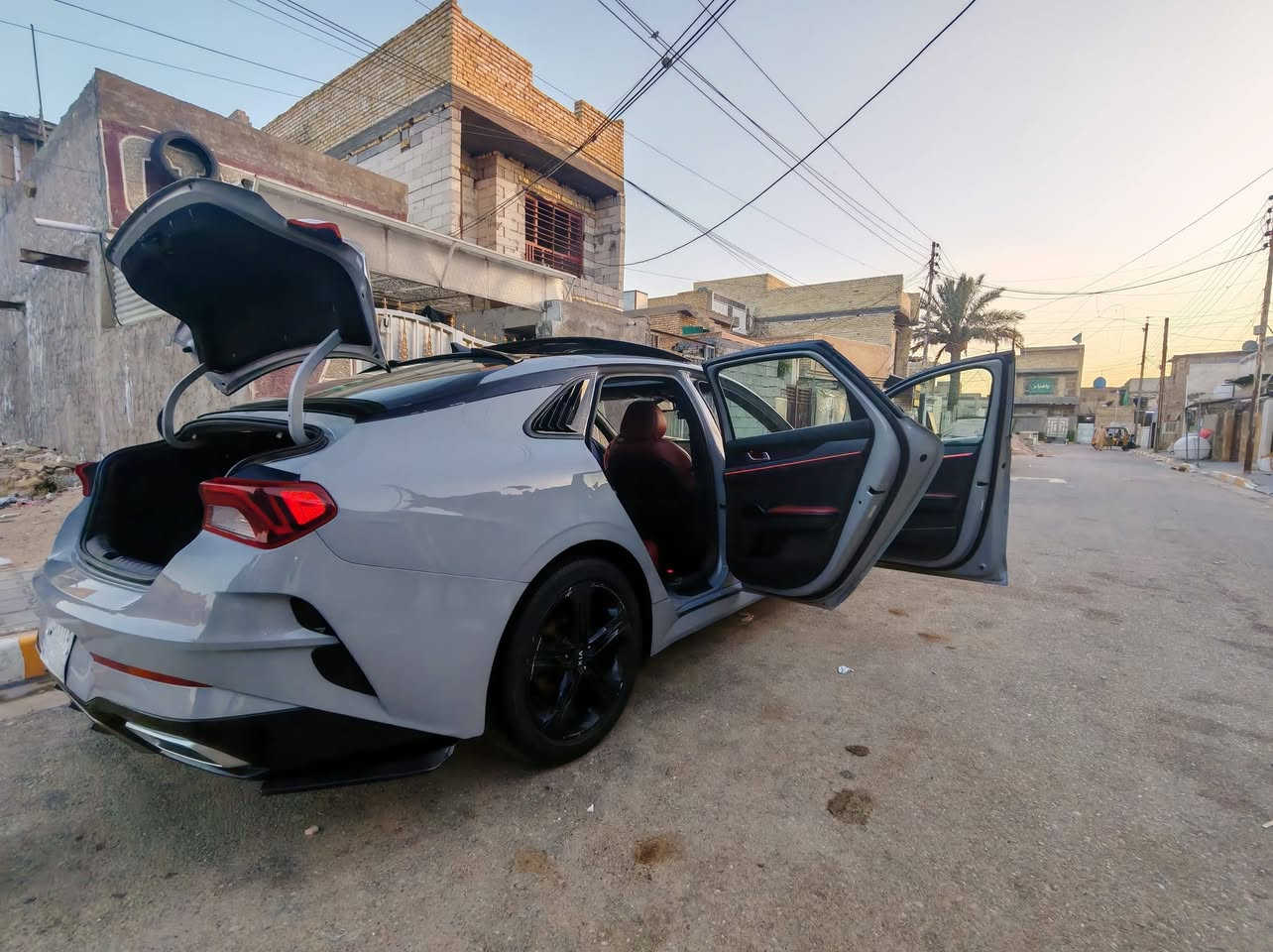 يا الله سلام عليكم
السعر 145.                    معوقين    ملاحضه السياره عليه امبي فاير صوت ومنضومه سماعت ومنضومه كامرات داش كام السياره ليبل واحد ولا قطعه مبدله بيه 

☎️ ***********

🚘   موديل2021. k5 – GT Line

✨ فووول الفووول (1/1)

📍 رقم بغداد

🎨 لون اسمنتي مميز – داخل أحمر بلاد 🔥

🔹 بانوراما

🔹 شاحن وايرلس

🔹 رادارات (أمامي + خلفي + جانبي)

🔹 بصمة دخول وتشغيل

🔹 هاندبريك بصمة

🔹 4 أنظمة قيادة

🔹 أبواب بصمة

🔹 لايت LED متغير

🔹 تحكمات ستيرن

🔹 أوتو هولد

🔹 شاشة جبيرة

🔹 كاميرا 360 (دوارة)

🔹 صندوق بصمة

🔹 كشنات تدفئة

✨ إضافات خاصة:

▪️ كفرات يدات أبواب

▪️ إنارة داخلية (مود لايت)

▪️ لايت متغير إضافي

▪️ كفرات مرايات (ستايل بات مان 🦇)

▪️ سكوبات جام + إضافات أخرى

📌 السيارة نظيفة ومميزة وجاهزة من كلشي

   🔁 بيع فقط

    بيها مجال قليل جدا جدا 

📍 المكان: بغداد – الحسينيه

