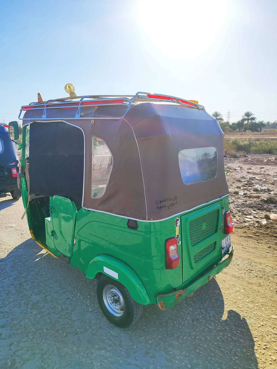 سلام عليكم تكتك للبيع موديل 2022شهر ل 12 طالعه 23 كنر تكتك كفاله مكينه مكفوله لا تنقيص ولا تبخير مامفتوحه رقم وسنويه بسمي رقم كربلاء 
ملاحضه لسوبايه مو وياهه 
مكاني حله ابو غرق مامتواجد خاص هذا رقمي استفسار اكثر ***********
