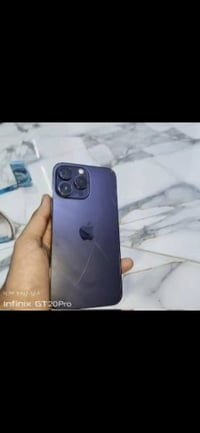 ايفون ١٤ برو ماكس للبيع ذاكره٢٥٦ ضرر جهاز كسر بل ضهر خفيف.  كارتونه ال...