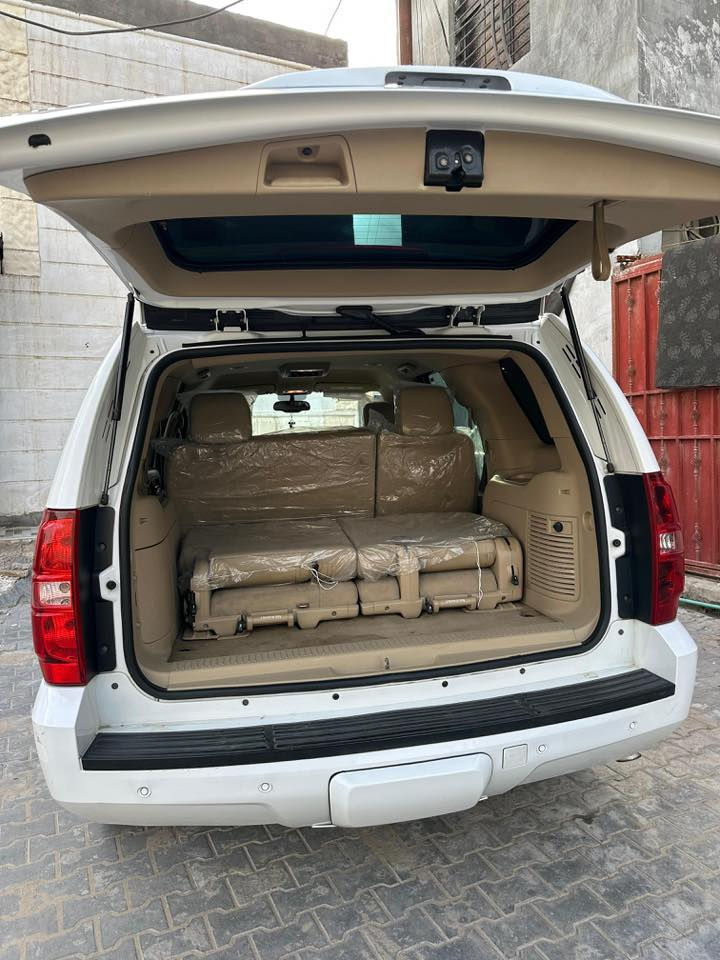 سلام عليكم تاهو 2014 كفاله عامه مكفوله من البارد سياره جديده كلش اوبسمي ماشيه 140 الف خليجه وكالة الغانم سعر 290 التلففون ***********
