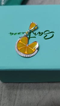 قلادة فضة • ٣.٠١ غرام • موزنايت