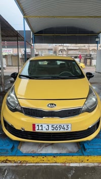 / كيا ريو موديل 2013 وارد امريكي حادث جاملغ ايمن جاهزه السيارة حدادة ت...