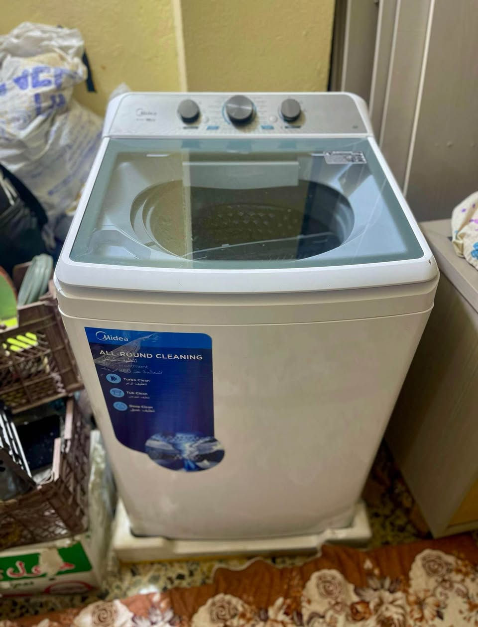 غساله اوتماتيك  اخو جديد استعمل جذا قليل نوع ميديا اصلي السعر 350 وبيه مجال الشراي *********** عمارة, ميسان
