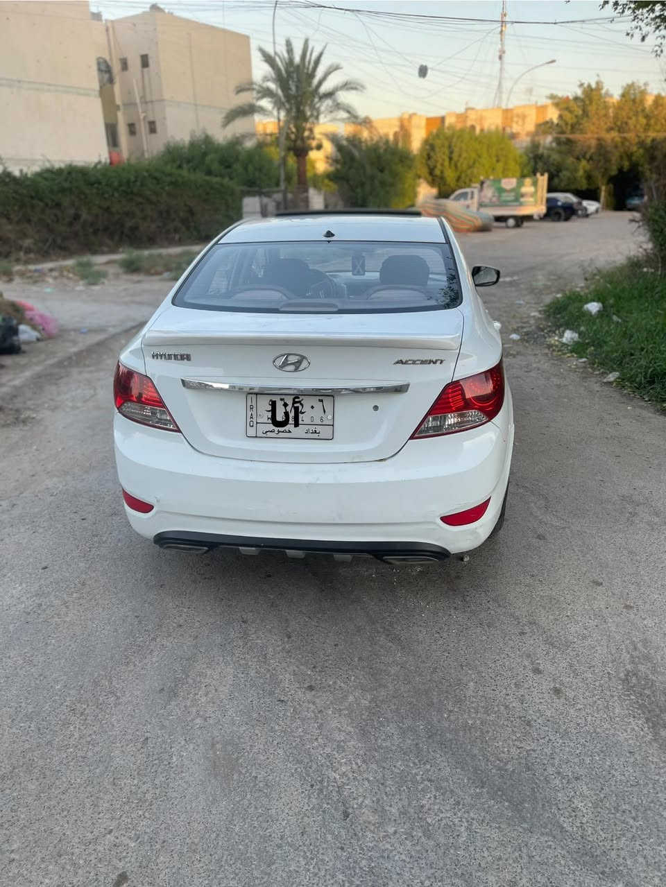 السلام عليكم
اكسنت خليجي موديل ١٣

مكينه ١٦٠٠ دبل قطره 

السياره نص فول 

فتحه 

أشاره مري 

تحكم استيرن

رقم بفداد 

بيها بارد ورصعات بسيطه 

السعر ٩٧
***********
