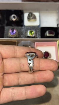 عقيق يماني • حفر يا علي • صياغة يدوية