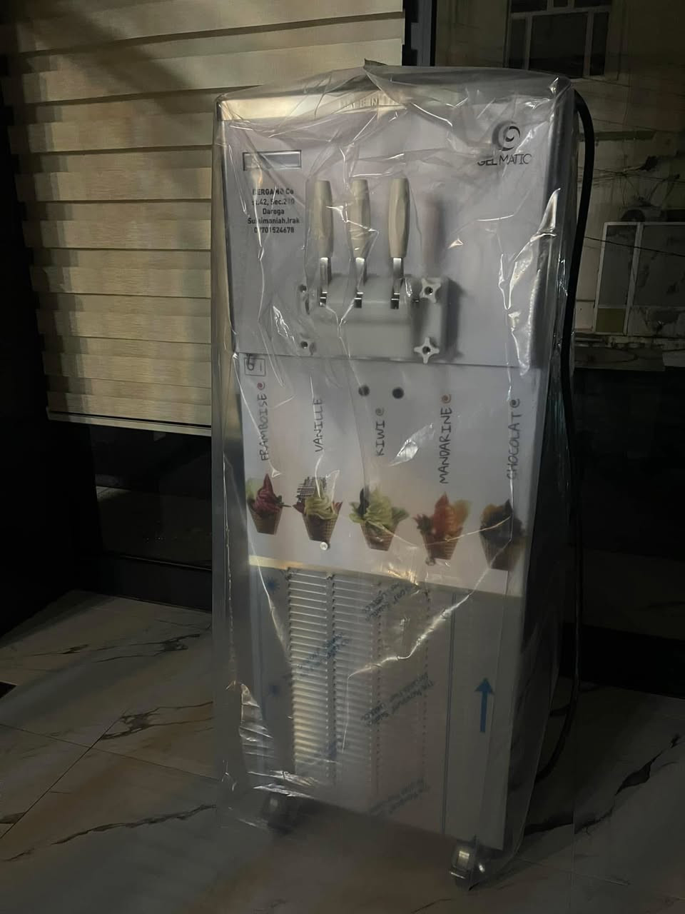 GEL MATIC SIZE BV 🇮🇹 

سوفت جلمتك اطالي 

مستخدمه نضافه فول

مديل 2024

بلاديه وظع الشركه 

٣فيز 

جاهزه من كلشي 

 

***********

العنوان السليمانية
