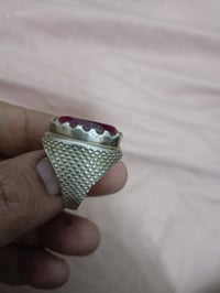 ياقوت تحفه اصياغه جدا ثقيله اعير 925 السعر 70وبي مجال لعنوان بغداد 077...