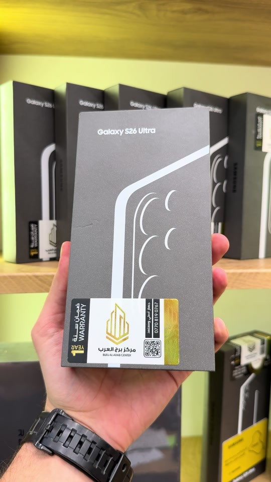 🔥 Galaxy S26 Ultra | 256GB | جديد ✨📱 إذا تريد أقوى كاميرا، أداء فلاكشب، وبطارية تعيش وياك طول اليوم، فهذا الجهاز يستحق يكون خيارك الأول. 🚀 متوفر الآن والكمية محدودة. 📍 فرع الربيعي: *********** 📍 فرع المنصور: *********** #S26Ultra #GalaxyS26Ultra #Samsung #سامسونج #جديد        
