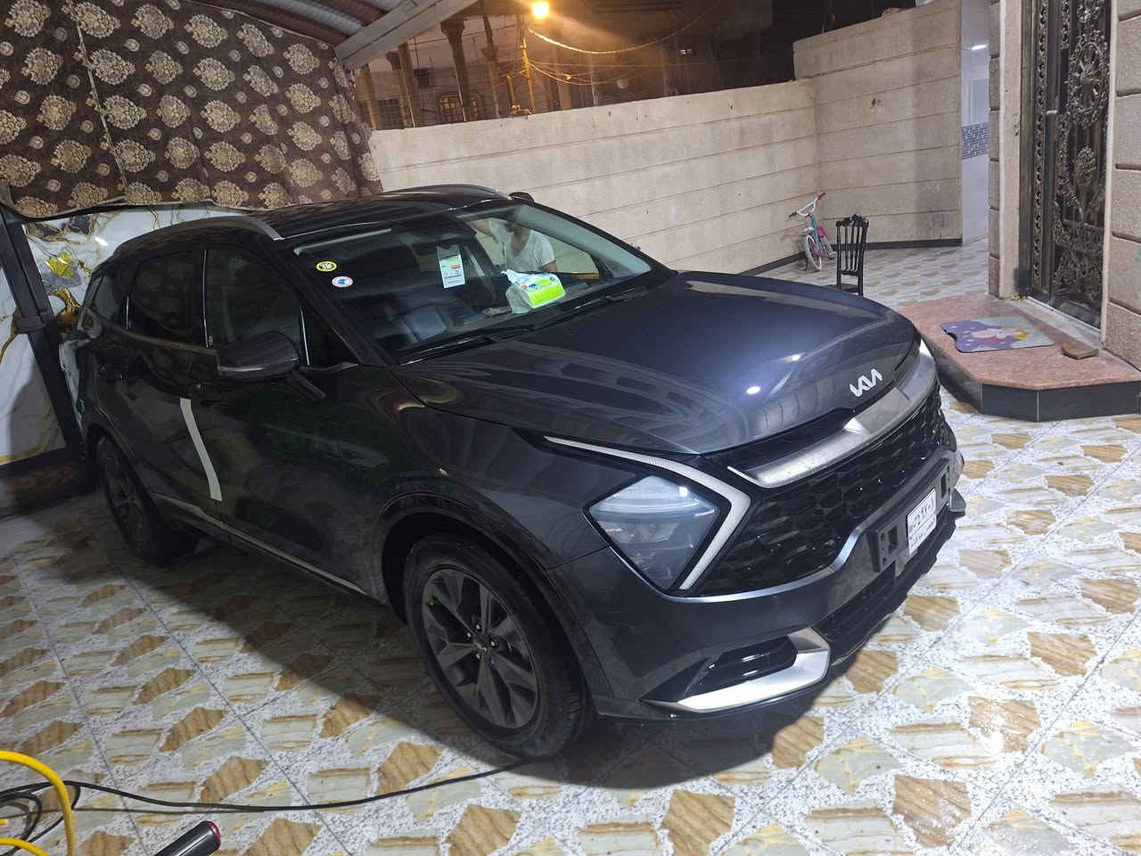 سبورتج مديل ٢٤ كفاله من الضربه بس بارد مكان المدكر الخلفي نص مواصفات بدون رقم فحص موكت وارد كوري السياره غاز سياره جديده من كلشي بصره مشراك الجديد ***********
