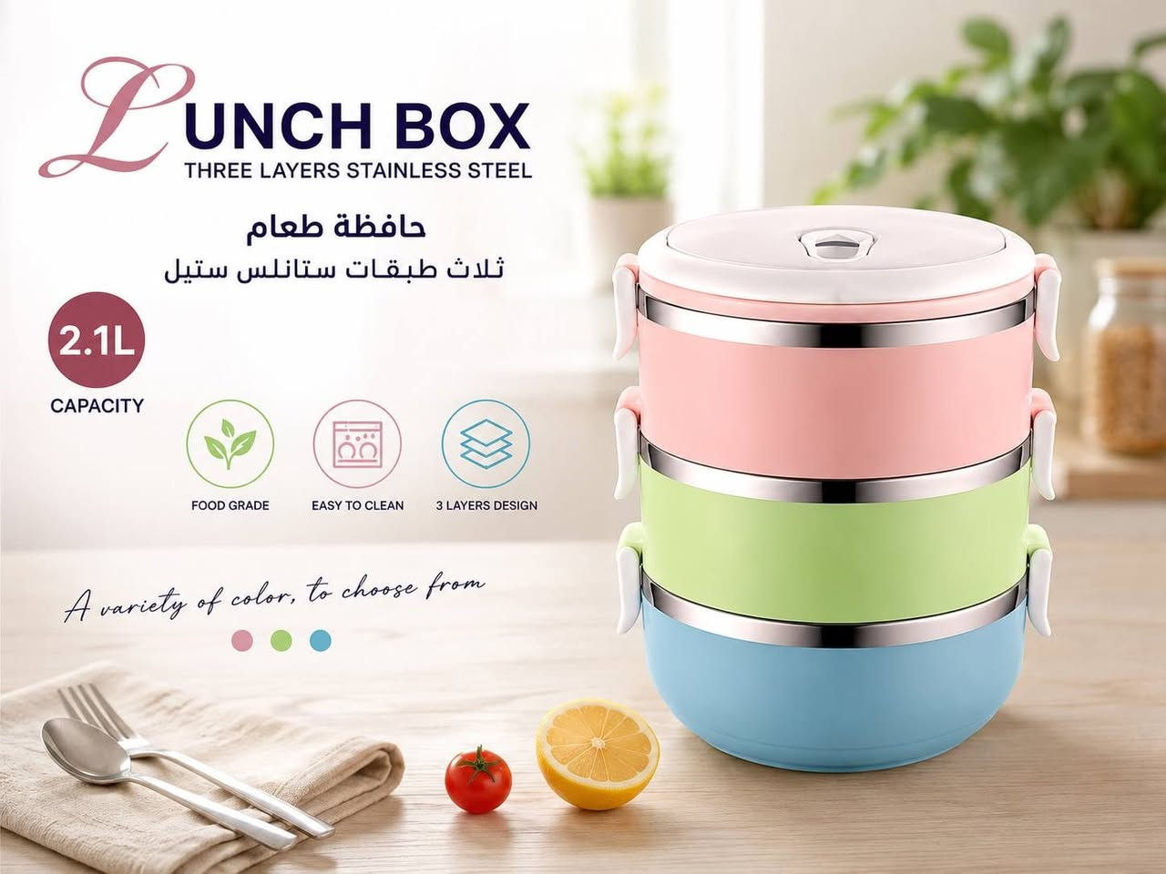 لانش بوكس من ثلاث طبقات السعر  5000 دينار 

العنوان/بابل/ حله ورديه خارج/ مقابل أفران ومعجنات المصطفى

الهاتف:***********
 أهلاً وسهلاً بكل زبائننا الكرام🪐
