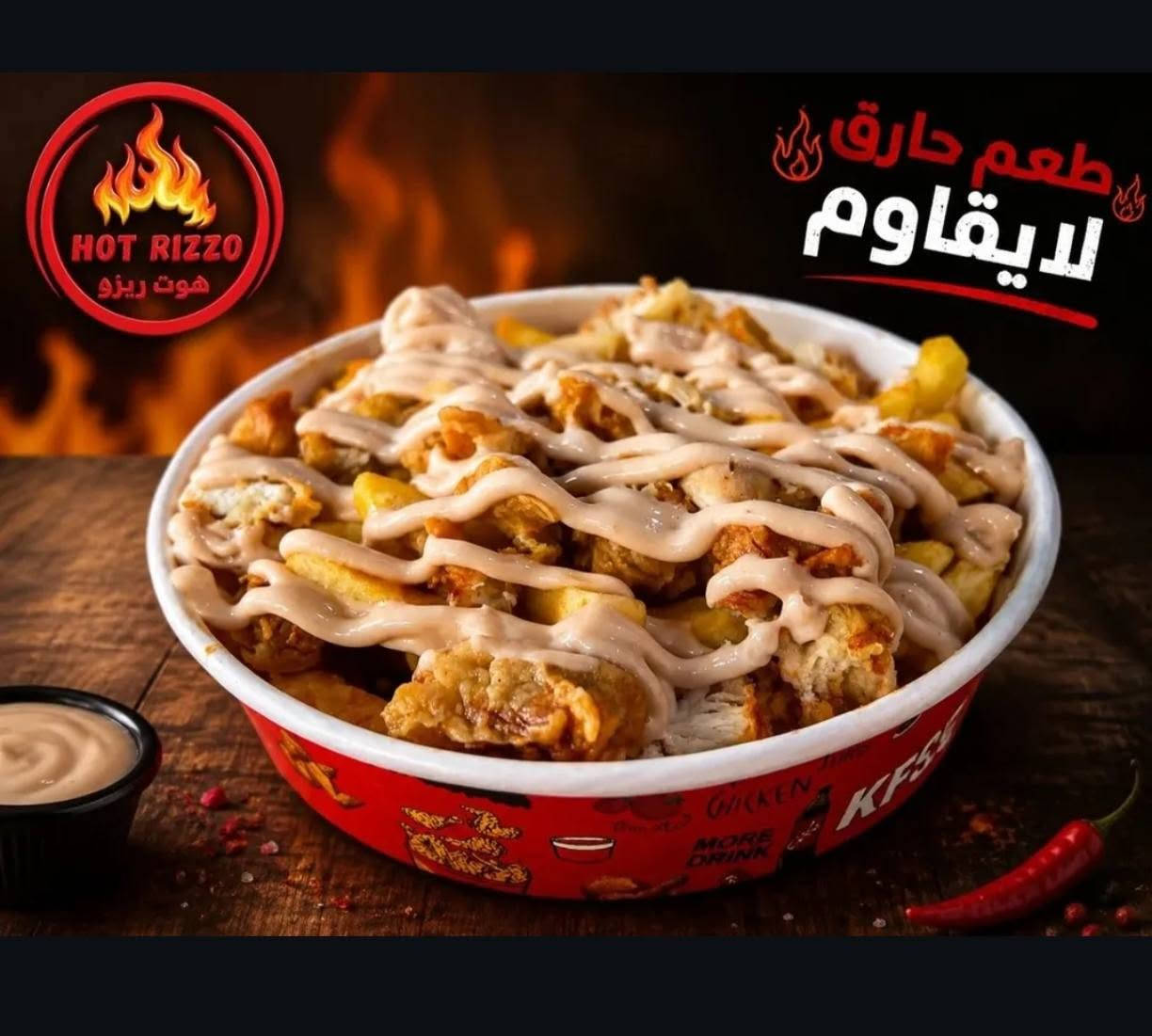 #هوت_ريزو

طبعن الطعم هوه يحجي ولا غلطه اطلب وجرب كلشي مميز عدنه (التوصيل مجاني لحد سعده).. للتواصل ***********
موقع المطعم مجاور مجمع نبض الحياة
