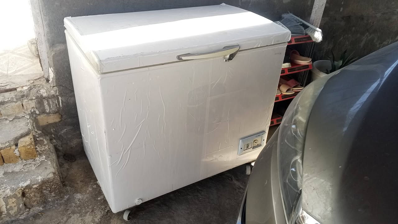 سلام عليكم مجمده للبيع السعر 150 عوزلها بس غاز ‏‪***********‬‏ رقمي للتواصل او مراسلة الصفحة 

#ادمن_وافق
