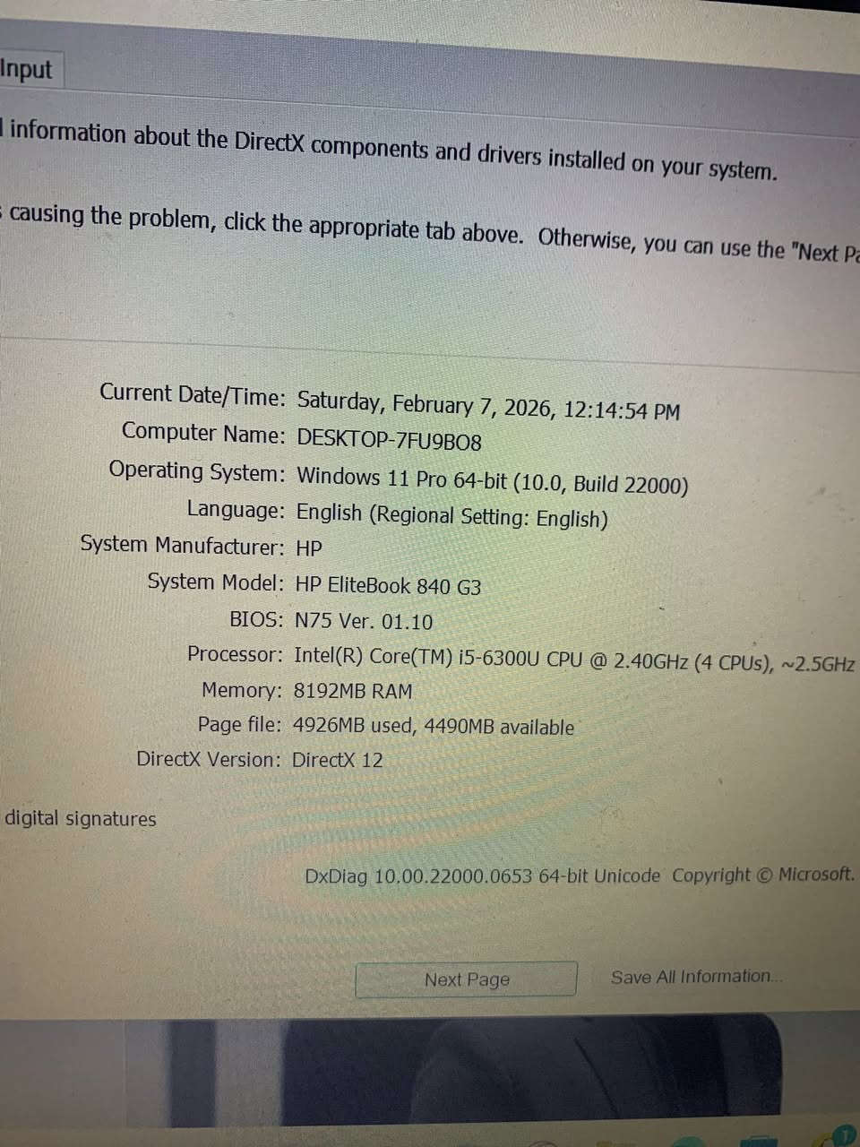 الجيل السادس CPU: i5 •
• RAM: 8GB
• SSD: 250GB
سلام عليكم HPنضيف مستعمل قليل عملي قوي المواصفات مثل ما موضح بلصوره بطاريته تمام شاحنه ويا سعره 250وبي مجال


**إذا كنت صاحب هذا الإعلان وتريد حذفه لأي سبب، رجاءا أرسل رسالة إلى الدعم الفني**
